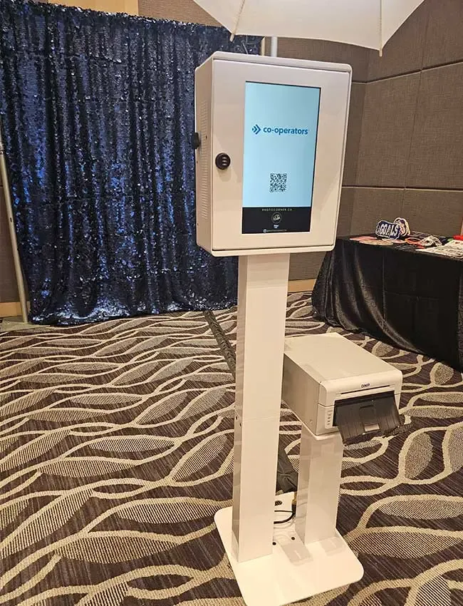 Corporate photo booth event